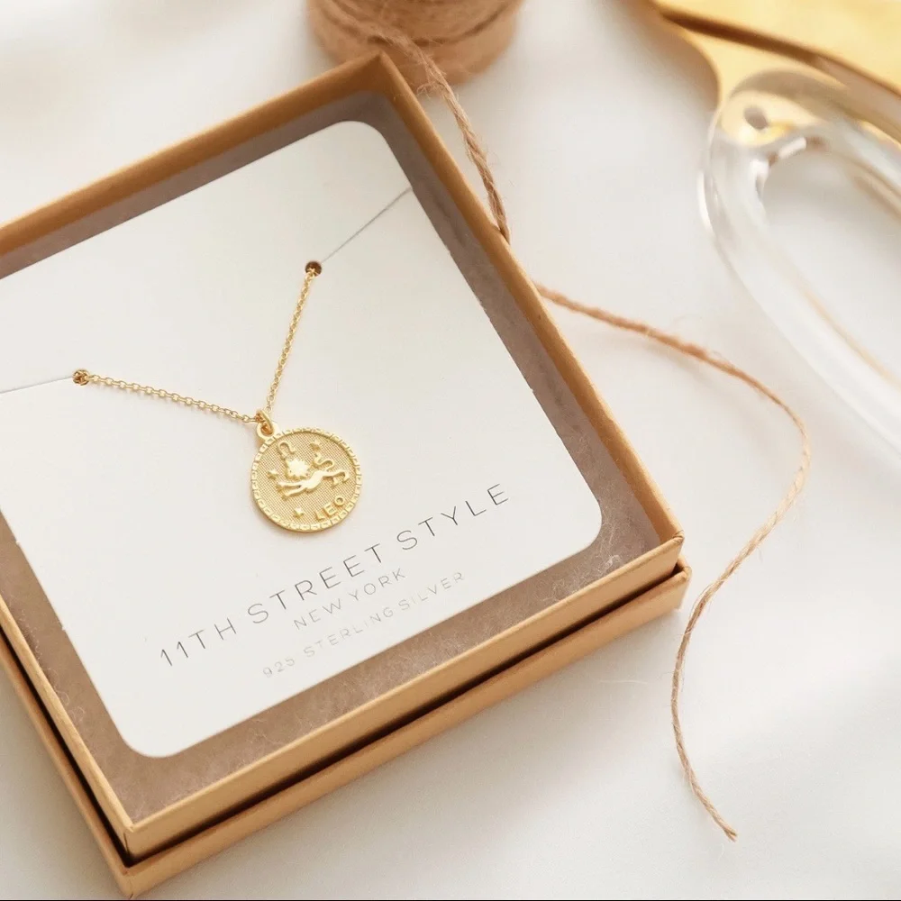 Leo Zodiac Necklace | 925 Silver - Picture 8 of 8